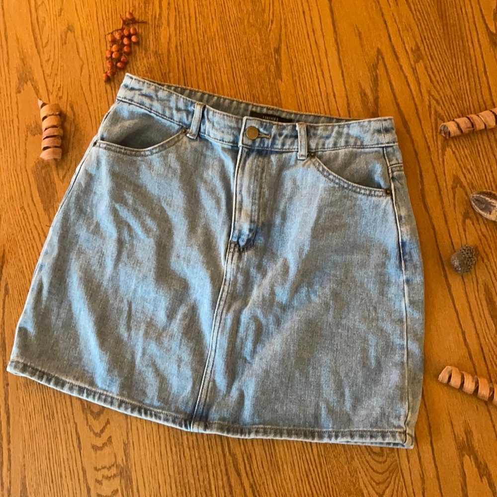 Forever 21 denim skirt